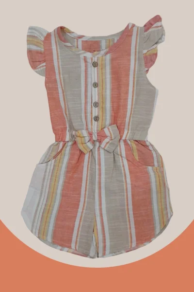 Kız Çocuk Şort Tulum (3-6 Yaş )