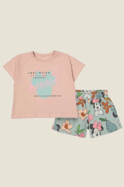 Minnie Kız Çocuk Şortlu Takım (3-6 Yaş )
