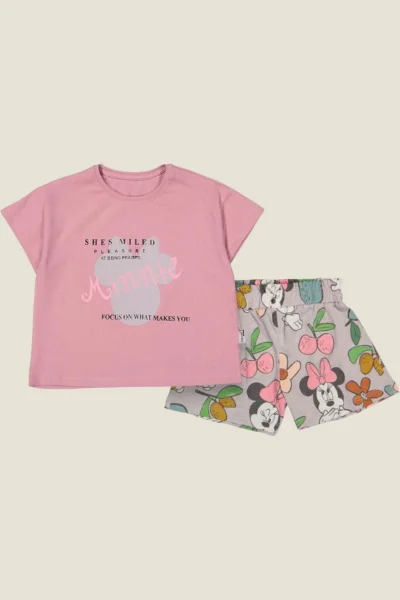 Minnie Kız Çocuk Şortlu Takım (3-6 Yaş )