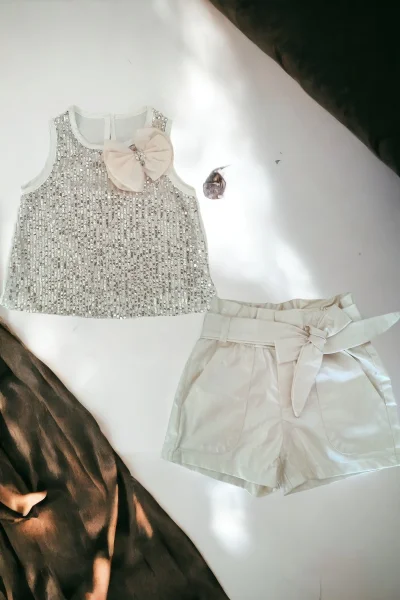 Pullu İkili Kız Çocuk Takım ( 2- 5 Yaş )