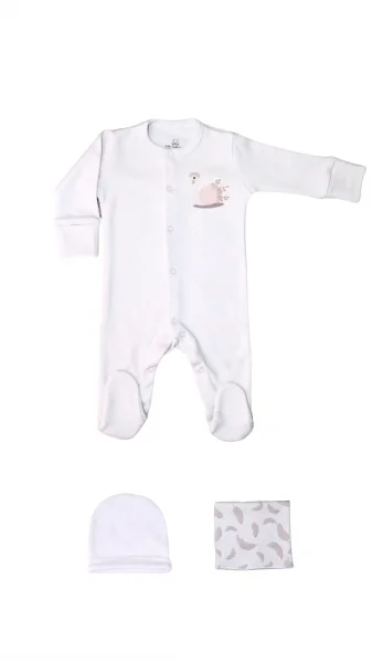 Yenidoğan Kız Bebek Tulum ( 0-3 Ay )