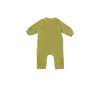 Babycosy Fıstık Yeşili Organik Fermuarlı Kadife Tulum (3-24 AY)