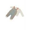 Salopet,uzunkol t-shirt cool lines bunny %100 Organik Pamuk (3-12 Ay)