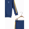 Unisex Şeritli Lacivert Eşofman Takım (5-14 Yaş)
