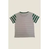 Çizgili Yeşil Çocuk T-Shirt ( 2-5 Yaş )