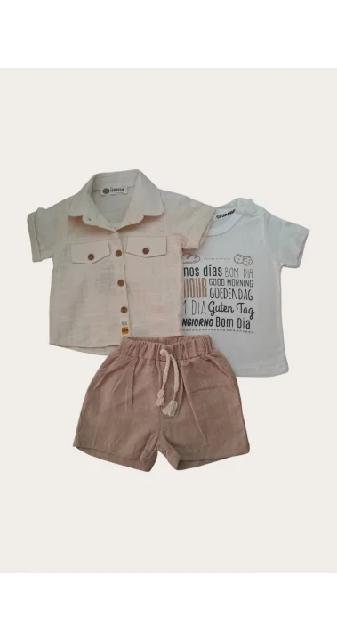 3lü Erkek Çocuk Takım (6 -24 Ay)