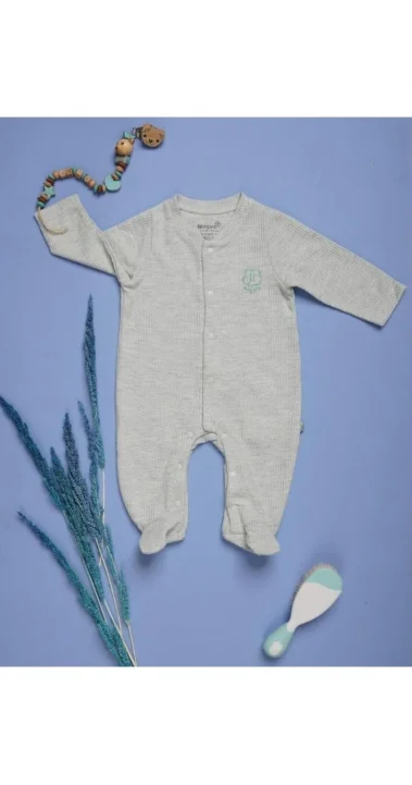 Organik Tulum Nature In Waffle Yeşil Melanj (0-12 AY)