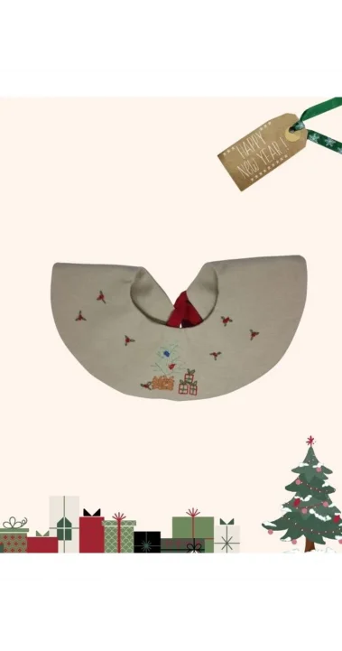 Kız Çocuk Elbise Yakası Önlük Açık Bej (1-8 Yaş )