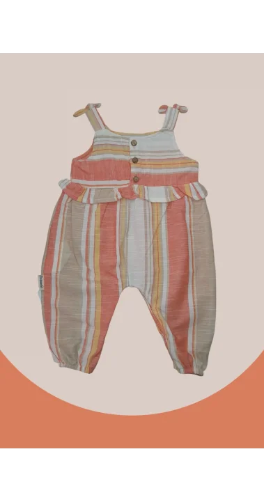 Kız Bebek Askılı Tulum (3-18 Ay )