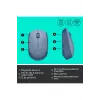 M171 USB Alıcılı Kablosuz Kompakt Mouse Açık Mavi 910-006866