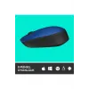 M171 USB Alıcılı Kablosuz Kompakt Mouse Mavi 910-004640