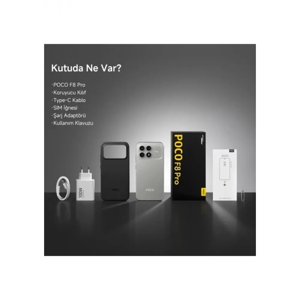 F8 Pro 512 GB 12 GB Ram (Poco Türkiye Garantili) Siyah