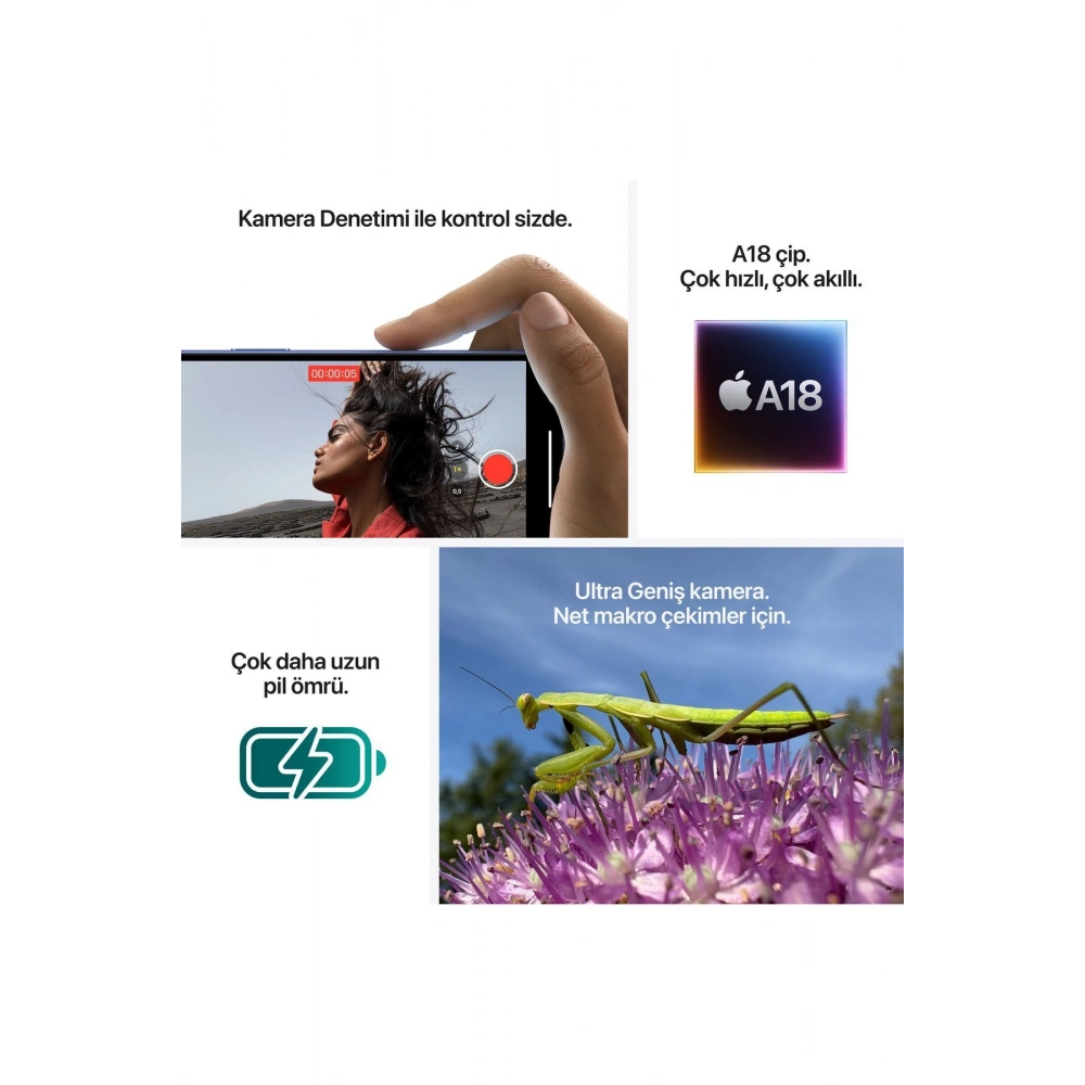 iPhone 16 128GB Beyaz