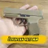 Aksa AK21 Kurusıkı Ses Tabancası (9mm P.A.K) - Çöl Rengi (Tan)