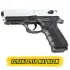 Zoraki 2918 Mat Krom Kurusıkı Ses Tabancası (9mm P.A.K. - 18+1 Kapasiteli)