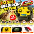 12 Ses Akustik Bıldırcın Teybi & Kuş Sesi Simülatörü