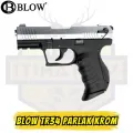 Blow TR34 9mm Kurusıkı Ses Tabancası - Ayna Parlaklığında Krom (Special Edition)