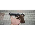 BLOW F92 Kurusıkı Ses Tabancası Parlak Krom Sarı Parçalı