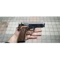 BLOW F92 Kurusıkı Ses Tabancası Parlak Krom Sarı Parçalı