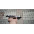 BLOW F92 Kurusıkı Ses Tabancası Parlak Krom Sarı Parçalı