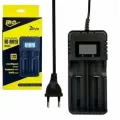HD-8991B 3.7V Li-ion 2li Pil Şarj Cihazı (USB Kablolu / Çoklu Pil Uyumluluğu)