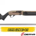 Derya Lion XT-411 Yarı Otomatik Av Tüfeği (12 GA - FDE Cerakote - 47 cm Slug Namlu)