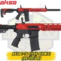 Aksa T-14 Siyah-Kırmızı Yarı Otomatik Şarjörlü Av Tüfeği - 36 Kalibre (.410 Cal)
