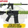 Aksa T-14 Yeşil Yarı Otomatik Şarjörlü Av Tüfeği - 36 Kalibre (.410 Cal)