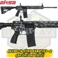 Aksa T-14 Siyah Kamuflaj-2 Yarı Otomatik Şarjörlü Av Tüfeği - 36 Kalibre (.410 Cal)