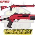 Aksa S4-T FX-05 Taktik Teleskopik Dipçikli Av Tüfeği - 12 Kalibre (Metalik Kırmızı)