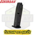 Özkursan 922 Kuru Sıkı Tabanca Şarjörü - 14+1 Kapasite Siyah