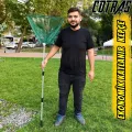 Ekonomik Portatif Katlanır Üçgen Balıkçı Kepçesi - 50x40 cm
