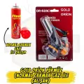 GOLD ORION OR-509C Profesyonel Pürmüz Çakmak - Normal Çakmak Gazı ile Çalışan Pratik Kamp ve Atölye Pürmüzü