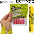 Fubelo Wormiez LRF Silikon Yemi - Red White UV (5.2 cm / 18 Adet)