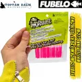 Fubelo Wormiez LRF Silikon Yemi - White Pink Glow 5.2 cm (18 Adet)