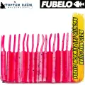 Fubelo Wormiez LRF Silikon Yemi - White Pink Glow 5.2 cm (18 Adet)