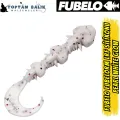 Fubelo Fubelorm Kokulu Orak Kuyruk LRF Silikon Yemi - Pearl White Glow 60mm (BM-600 PWG)