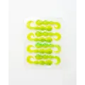 Fubelo Fubelorm Kokulu Orak Kuyruk LRF Silikon Yemi - Yellow Green 60mm (BM-600 YG)