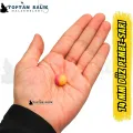 Pembe-Sarı Sazan Balık Boncuğu 14 mm (İç Çap: 2.5 mm) - 500 Gr Paket