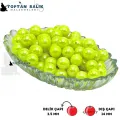 İthal Camgöz Yeşil Sazan Balık Boncuğu 14 mm (İç Çap: 2.5 mm) - 500 Gr Paket