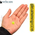 Fosforlu Yeşil Sazan Balık Boncuğu 11 mm (İç Çap: 5 mm) - 500 Gr Paket