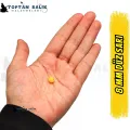 Yerli Üretim Sarı Sazan Balık Boncuğu 8 mm (İç Çap: 3 mm) - 500 Gr Paket