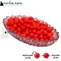 Disko Turuncu Sazan Balık Boncuğu 10 mm (İç Çap: 2.5 mm) - 500 Gr Paket