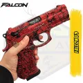 Falcon F9 Kırmızı Mermer Kurusıkı Ses Tabancası