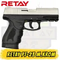 Retay PT-23 Kurusıkı Ses Tabancası Mat Krom