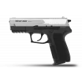 Retay S2022 Kurusıkı Ses Tabancası (9 mm P.A.K. - Parlak Krom - Sig Sauer Tipi)