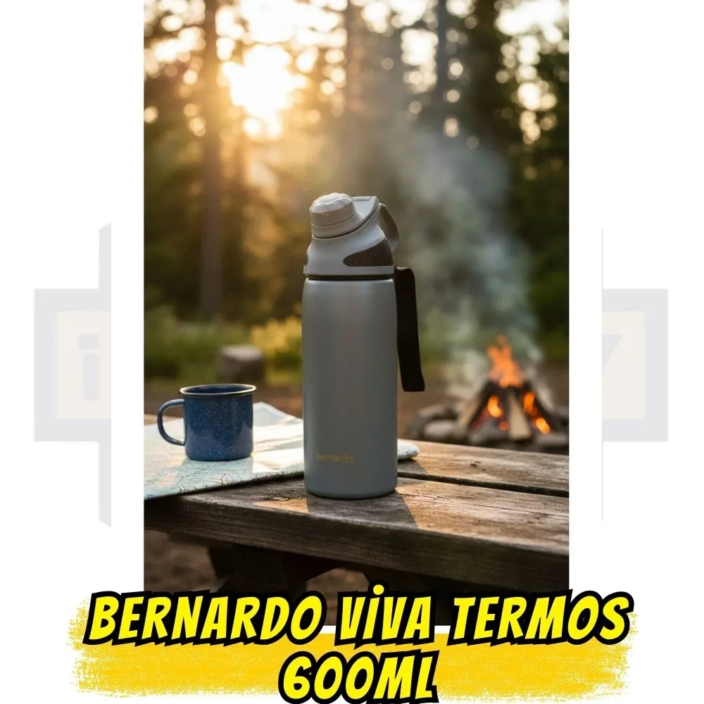 Bernardo Viva Vakumlu Paslanmaz Çelik Termos - 600 ml