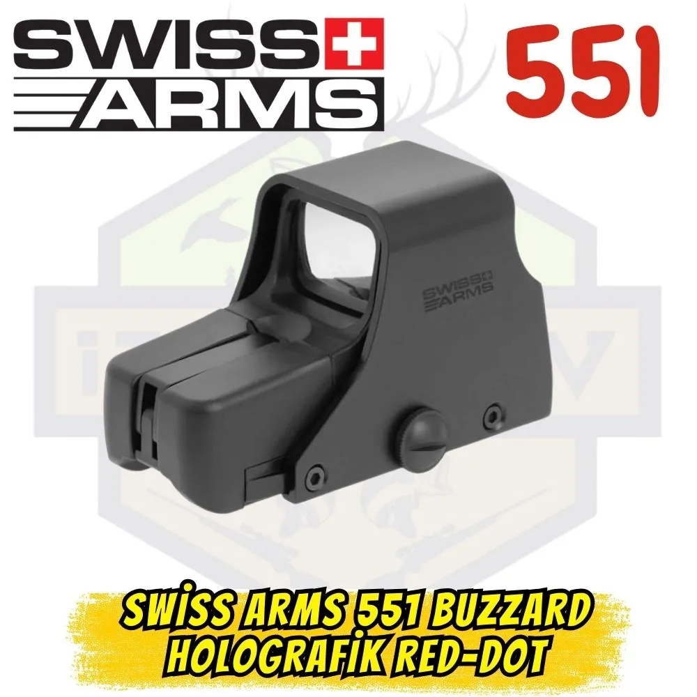 Swiss Arms 551 Buzzard Holografik Red-Dot - Full Metal (Kırmızı/Yeşil)