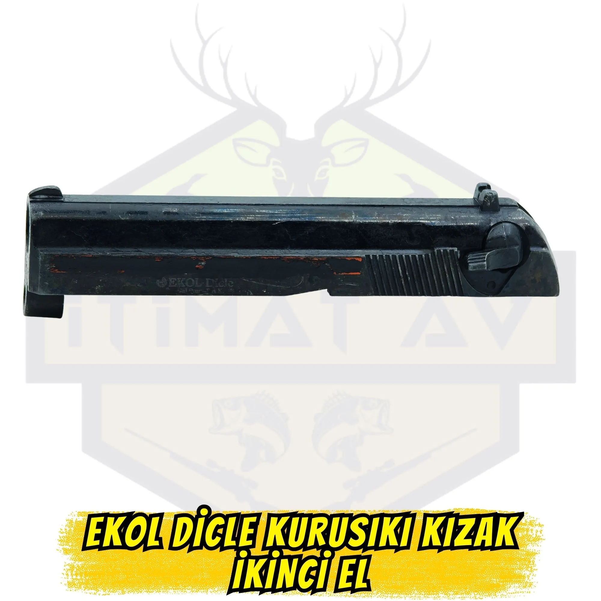 Ekol Dicle Kurusıkı Üst Kızak (Sürgü) - Siyah / İkinci El (Ekonomik Kondisyon 10/4)