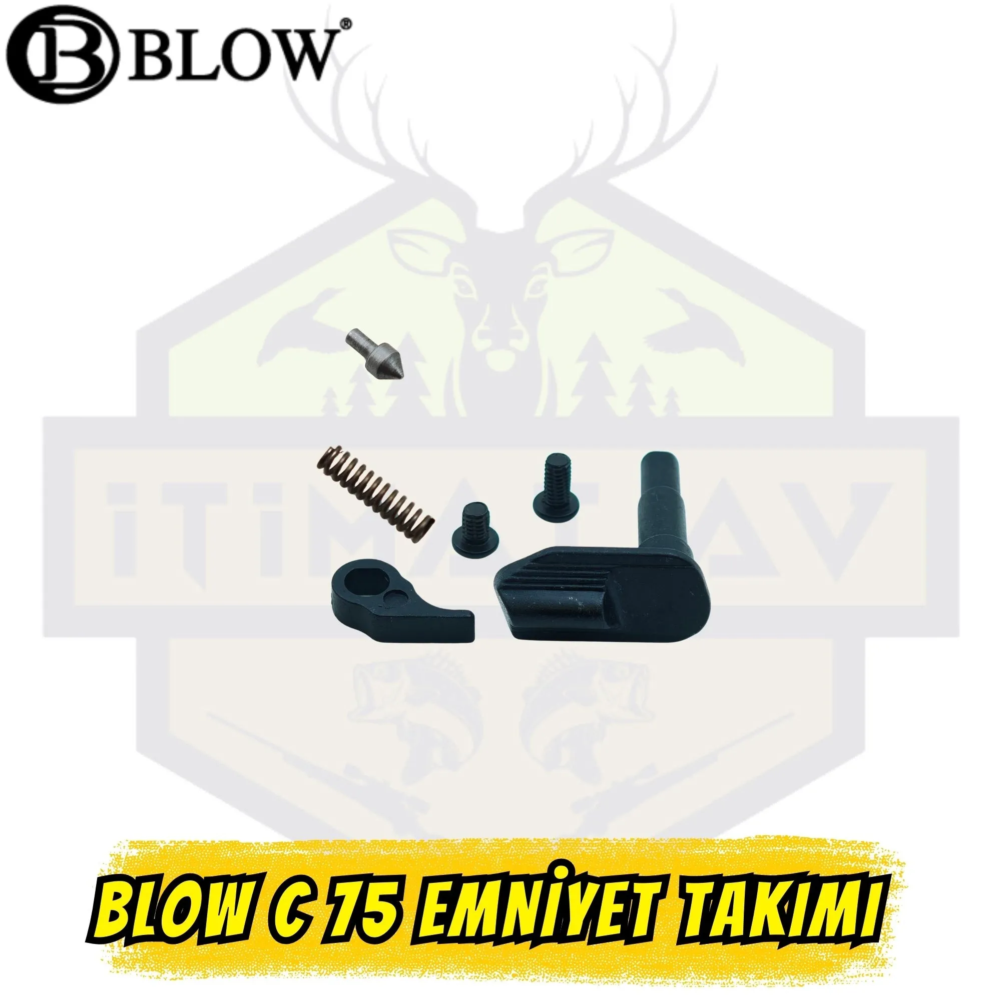 Blow C75 Kurusıkı Tabanca Emniyet Takımı - Orijinal Komple Set